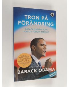 Kirjailijan Barack Obama käytetty kirja Tron på förändring