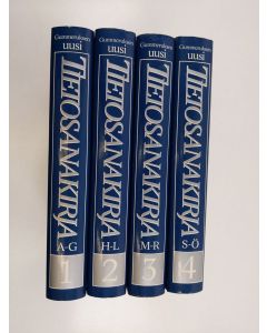 Tekijän Jorma O. Tiainen  käytetty kirja Gummeruksen uusi tietosanakirja 1-4 ; A-G ; H-L ; M-R ; S-Ö