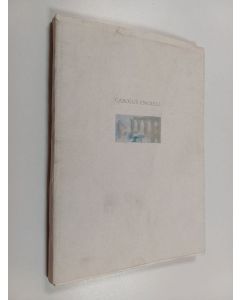 Kirjailijan Carolus Enckell käytetty kirja Carolus Enckell : årets konstnär 16. 8. - 9. 9. 1990, Helsingin taidehalli = Vuoden taiteilija = Artist of the year