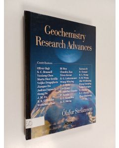 Kirjailijan Olafur Stefánsson käytetty kirja Geochemistry Research Advances