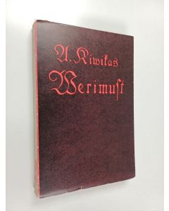 Kirjailijan Albert Kivikas käytetty kirja Verimust