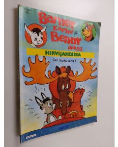 Kirjailijan Carl Barks käytetty kirja Barney-karhu ja Benny-aasi hirvijahdissa