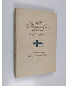 Kirjailijan R. Dillström käytetty kirja Niilo Ehrenschiöldin muisto : 11.5.1674-11.5.1924 : Suomen laivaston vuosikirja 1924