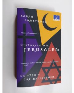 Kirjailijan Karen Armstrong käytetty kirja Historien om Jerusalem : en stad - tre religioner