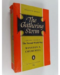 Kirjailijan Winston S. Churchill käytetty kirja The Gathering Storm
