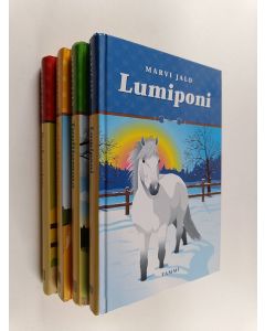 Kirjailijan Marvi Jalo käytetty kirja Lumiponi ; Tuulitamma ; Voikukkavarsa ; Ruskaratsu
