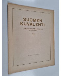 käytetty teos Suomen kuvalehti kahdeskymmeneskahdeksas vuosikerta 1944 N:ot 1-26 (sisällysluettelo)