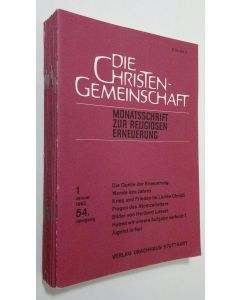käytetty teos Die Christen-Gemeinschaft 1982 : Monatsschrift zur religiosen erneuerung - 54. Jahrgang Nr. 1-11