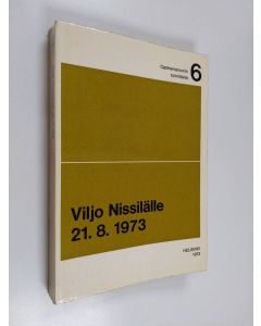 käytetty kirja Viljo Nissilälle 21.8.1973