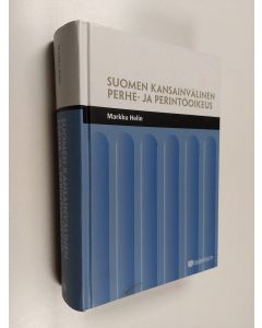 Kirjailijan Markku Helin käytetty kirja Suomen kansainvälinen perhe- ja perintöoikeus
