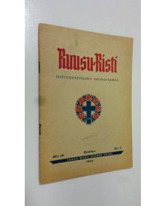 käytetty teos Ruusu-risti 6/1950 : totuudenetsijäin aikakauskirja
