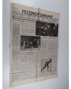 käytetty teos Helsingin sanomat 39/1947 - Rauhansopimuksemme allekirjoitetaan klo 16 aikaan