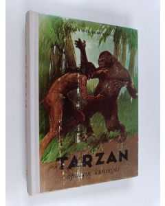 Kirjailijan Edgar Rice Burroughs käytetty kirja Tarzan : apinain kuningas