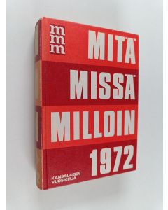 käytetty kirja Mitä Missä Milloin 1972
