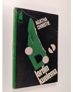 Kirjailijan Agatha Christie käytetty kirja Lordin kuolema