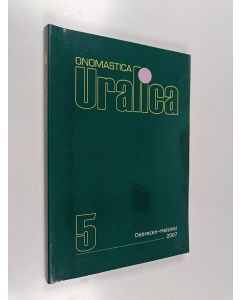 Kirjailijan Istvan Nyirkos käytetty kirja Onomastica uralica 5