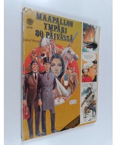 Kirjailijan Jules Verne käytetty kirja Maapallon ympäri 80 päivässä