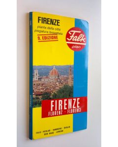 käytetty teos Firenze - Florence - Florenz Citymap - pianta della citta pegatura brevettata