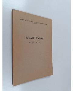Kirjailijan Heikki Waris käytetty kirja Samhället Finland