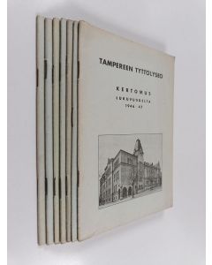 käytetty teos Tampereen tyttölyseo (kaksoistyttölyseo) : vuosikertomukset 1946-1953 (7 vihkoa)