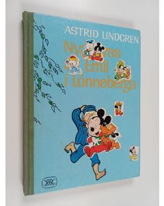 Kirjailijan Astrid Lindgren käytetty kirja Nya hyss av Emil i Lönneberga
