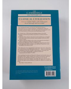 Kirjailijan Graham Shipley & John Vanderspoel ym. käytetty kirja The Cambridge Dictionary of Classical Civilization