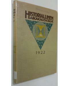 käytetty kirja Historiallinen aikakauskirja 1922