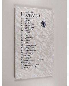 Kirjailijan V. S. Luoma-aho käytetty kirja Luonteita