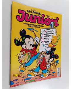 Kirjailijan Walt Disney käytetty teos Aku Ankka juniori 1/2021