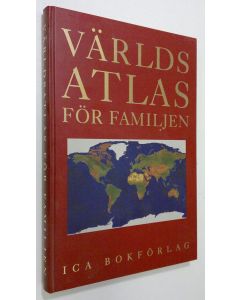 käytetty kirja Världs Atlas för familjen