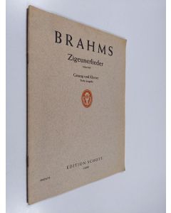 käytetty teos Brahms : Zigeunerlieder opus 103 - Gesand und klavier