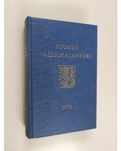 käytetty kirja Suomen valtiokalenteri 1976