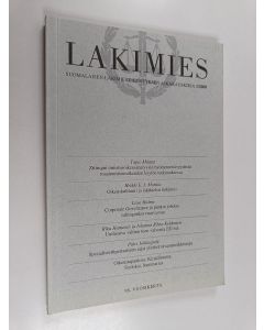 käytetty kirja Lakimies 1/2000 : Suomalaisen lakimiesyhdistyksen aikakauskirja