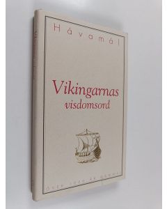 Kirjailijan Karl G. Johansson käytetty kirja Vikingarnas visdomsord
