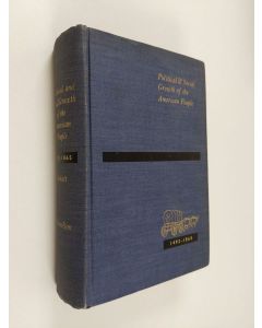 Kirjailijan Homer Carey Hockett käytetty kirja Political and Social Growth of the American People - 1492-1865
