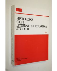 käytetty kirja Historiska och litteraturhistoriska studier 64