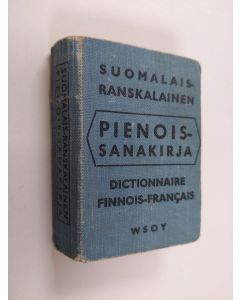 Kirjailijan Edwin Hagfors käytetty kirja Suomalais-ranskalainen pienoissanakirja = Petit dictionnaire finnois-francais