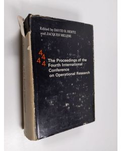 käytetty kirja The Proceedings of the Fourth International Conference on Operational Research