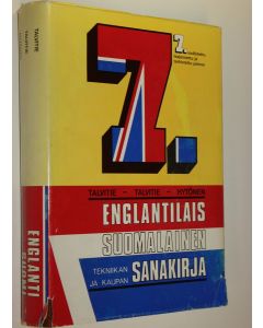 Kirjailijan Jyrki K. Talvitie käytetty kirja Englantilais-suomalainen tekniikan ja kaupan sanakirja