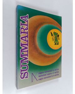 käytetty kirja Summaria : 9th international congress of nutrion