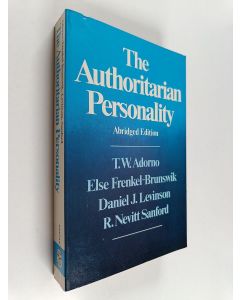 Kirjailijan T. W. Adorno käytetty kirja The authoritarian personality
