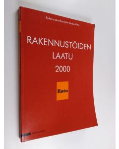 Kirjailijan Tarja Pussinen käytetty kirja Rakennustöiden laatu 2000