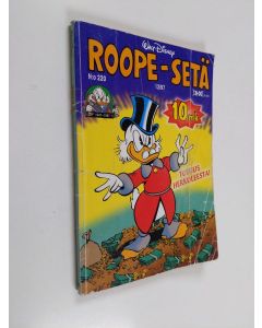 Kirjailijan Walt Disney käytetty kirja Roope-setä 12/1997 (nro 220)