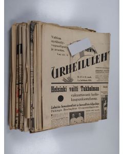 käytetty teos Suomen urheilulehti 1934 No 27-32, 34-50 ,52-64