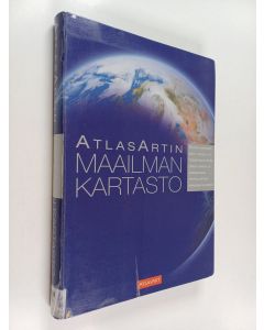 käytetty kirja AtlasArtin maailman kartasto