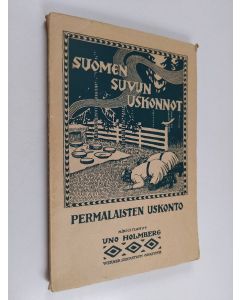 Kirjailijan Uno Holmberg käytetty kirja Permalaisten uskonto