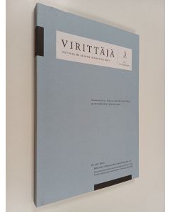 käytetty kirja Virittäjä 3/2011