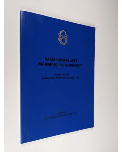 käytetty kirja Valtakunnalliset maanpuolustuskurssit : kurssit 151-160 ; aakkosellinen hakemisto kursseista 1-160