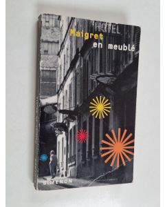 Kirjailijan Georges Simenon käytetty kirja Maigret en meublé