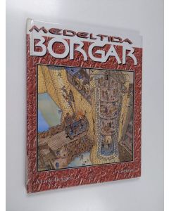 Kirjailijan Mark Bergin käytetty kirja Medeltida borgar